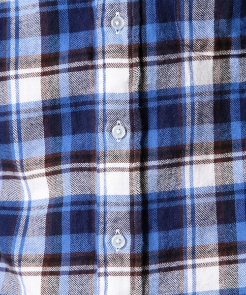 BEAUTY&YOUTH UNITED ARROWS(ビューティーアンドユースユナイテッドアローズ)の「BY ネル タータン チェック レギュラーカラー シャツ ◆(シャツ/ブラウス・メンズ・オフホワイト/ブラック/レッド/ネイビー・X-SMALL/SMALL/MEDIUM/LARGE/X-LARGE)」の12枚目の写真