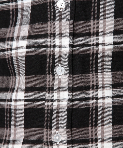 BEAUTY&YOUTH UNITED ARROWS(ビューティーアンドユースユナイテッドアローズ)の「BY ネル タータン チェック レギュラーカラー シャツ ◆(シャツ/ブラウス・メンズ・オフホワイト/ブラック/レッド/ネイビー・X-SMALL/SMALL/MEDIUM/LARGE/X-LARGE)」の13枚目の写真