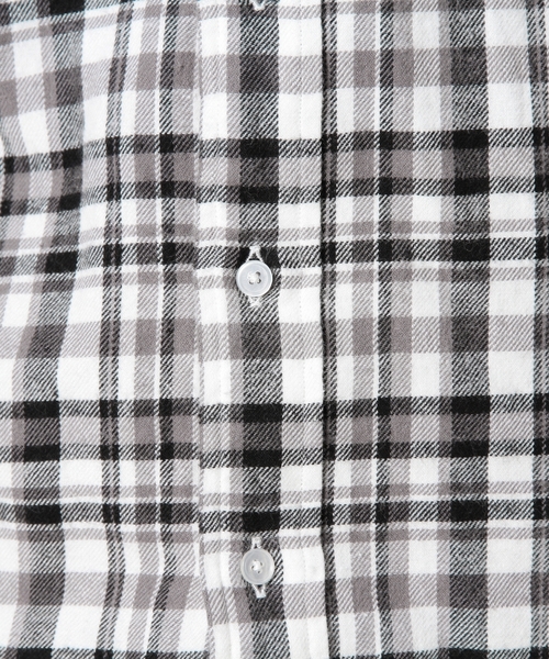 BEAUTY&YOUTH UNITED ARROWS(ビューティーアンドユースユナイテッドアローズ)の「BY ネル タータン チェック レギュラーカラー シャツ ◆(シャツ/ブラウス・メンズ・オフホワイト/ブラック/レッド/ネイビー・X-SMALL/SMALL/MEDIUM/LARGE/X-LARGE)」の14枚目の写真