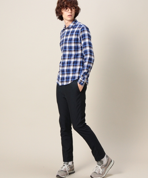 BEAUTY&YOUTH UNITED ARROWS(ビューティーアンドユースユナイテッドアローズ)の「BY ネル タータン チェック レギュラーカラー シャツ ◆(シャツ/ブラウス・メンズ・オフホワイト/ブラック/レッド/ネイビー・X-SMALL/SMALL/MEDIUM/LARGE/X-LARGE)」の16枚目の写真