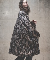 mcg2775-Repeating pattern gown-ish shirtcoat シャツコート