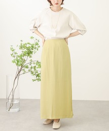 SENSE OF PLACE by URBAN RESEARCH | サテンストレートナロースカート(スカート)