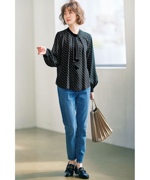 GeeRA(ジーラ)の「ポーチ付プリーツバッグ(ショルダーバッグ・レディース・ブラック/ベージュ/カーキ/ブラウン・FREE)」の18枚目の写真