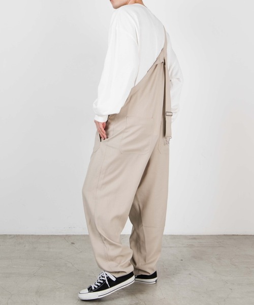 WEGO(ウィゴー)の「WEGO/アーバンカラーフロントZIPオーバーオール(サロペット/オーバーオール・メンズ・サックスブルー/ブラック/ベージュ・LARGE/SMALL/MEDIUM)」の10枚目の写真