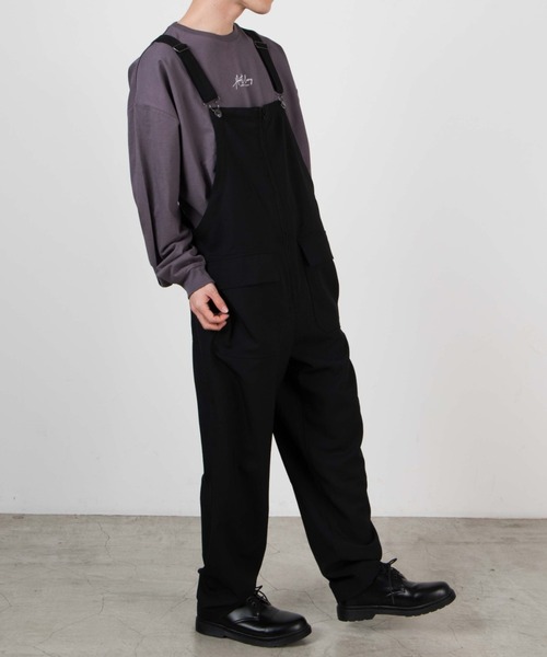 WEGO(ウィゴー)の「WEGO/アーバンカラーフロントZIPオーバーオール(サロペット/オーバーオール・メンズ・サックスブルー/ブラック/ベージュ・LARGE/SMALL/MEDIUM)」の16枚目の写真