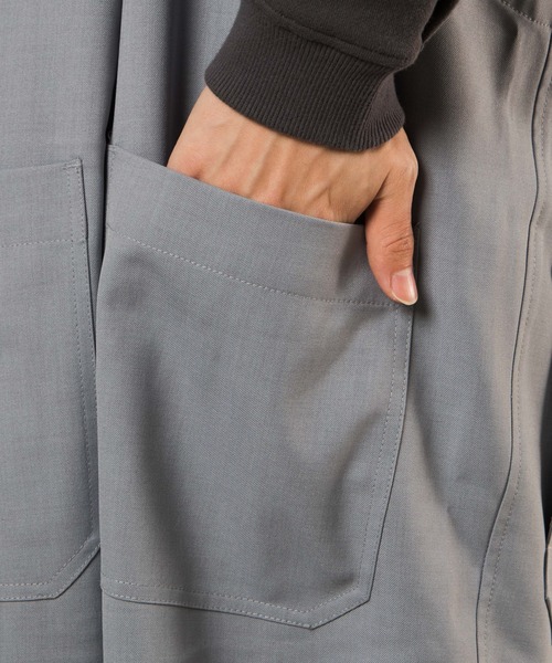 WEGO(ウィゴー)の「WEGO/アーバンカラーフロントZIPオーバーオール(サロペット/オーバーオール・メンズ・サックスブルー/ブラック/ベージュ・LARGE/SMALL/MEDIUM)」の18枚目の写真