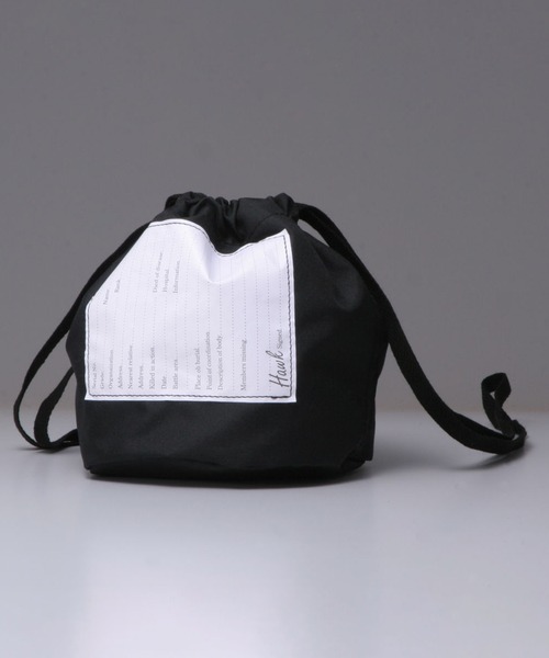 Hawk Company（ホークカンパニー）の「【Hawk Company】 ECO巾着ショルダーバッグ/4049（ショルダーバッグ・レディース・オリーブ/ブラック/グレー・FREE）」の2枚目の写真