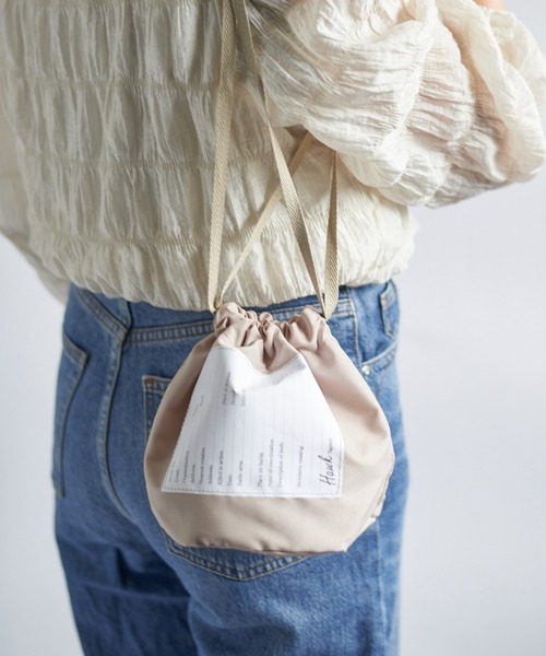 Hawk Company（ホークカンパニー）の「【Hawk Company】 ECO巾着ショルダーバッグ/4049（ショルダーバッグ・レディース・オリーブ/ブラック/グレー・FREE）」の20枚目の写真