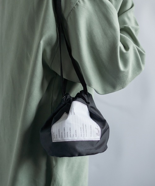 Hawk Company（ホークカンパニー）の「【Hawk Company】 ECO巾着ショルダーバッグ/4049（ショルダーバッグ・レディース・オリーブ/ブラック/グレー・FREE）」の18枚目の写真