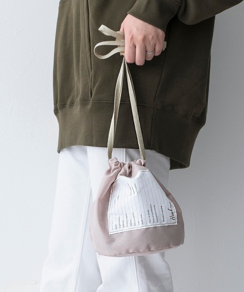 Hawk Company（ホークカンパニー）の「【Hawk Company】 ECO巾着ショルダーバッグ/4049（ショルダーバッグ・レディース・オリーブ/ブラック/グレー・FREE）」の21枚目の写真