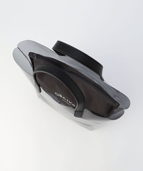 ORCIVAL(オーシバル)の「【ORCIVAL/オーシバル】CLEAR PVC M #RC-7318 CLV シアーバッグ(トートバッグ・レディース・チャコールグレー/ブラウン/ネイビー・FREE)」の6枚目の写真