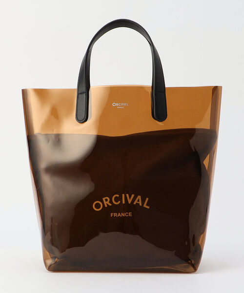 ORCIVAL(オーシバル)の「【ORCIVAL/オーシバル】CLEAR PVC M #RC-7318 CLV シアーバッグ(トートバッグ・レディース・チャコールグレー/ブラウン/ネイビー・FREE)」の14枚目の写真