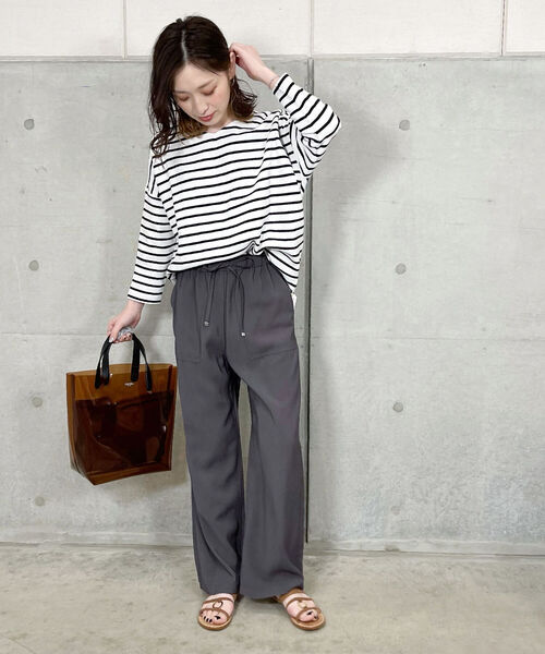 ORCIVAL(オーシバル)の「【ORCIVAL/オーシバル】CLEAR PVC M #RC-7318 CLV シアーバッグ(トートバッグ・レディース・チャコールグレー/ブラウン/ネイビー・FREE)」の15枚目の写真