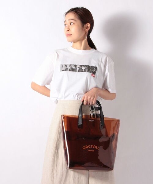 ORCIVAL(オーシバル)の「【ORCIVAL/オーシバル】CLEAR PVC M #RC-7318 CLV シアーバッグ(トートバッグ・レディース・チャコールグレー/ブラウン/ネイビー・FREE)」の16枚目の写真