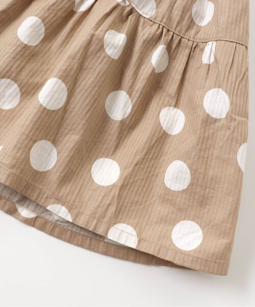 BREEZE（ブリーズ）の「2Pティアードジャンパースカート（ジャンパースカート・キッズ・ベージュ/インディゴブルー・90/100/110/120/80/130/140）」の13枚目の写真