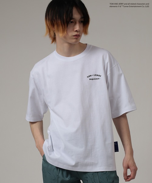 Tom＆Jerry（トムアンドジェリー）の「【TOM&JERRY/トムとジェリー】 コミック ポップイラストアート Tシャツ（Tシャツ/カットソー・メンズ・パープル/ホワイト・M/L/XL）」の9枚目の写真