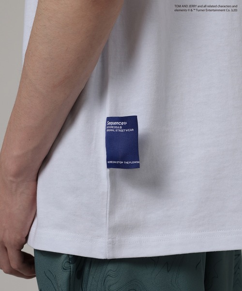 Tom＆Jerry（トムアンドジェリー）の「【TOM&JERRY/トムとジェリー】 コミック ポップイラストアート Tシャツ（Tシャツ/カットソー・メンズ・パープル/ホワイト・M/L/XL）」の15枚目の写真