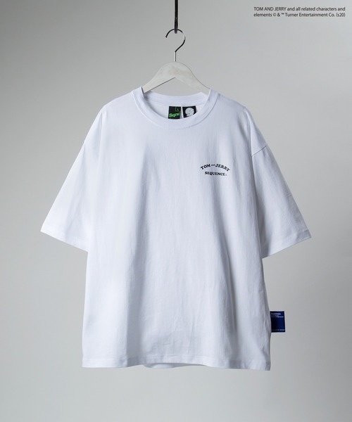 Tom＆Jerry（トムアンドジェリー）の「【TOM&JERRY/トムとジェリー】 コミック ポップイラストアート Tシャツ（Tシャツ/カットソー・メンズ・パープル/ホワイト・M/L/XL）」の11枚目の写真