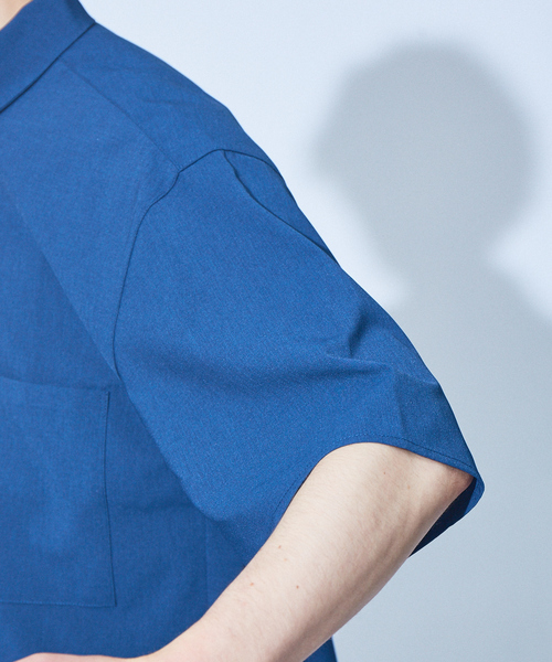 MYSELF ABAHOUSE(マイセルフアバハウス)の「【MYSELF ABAHOUSE】POLYTOROTEX オープンカラー シャツ(シャツ/ブラウス・メンズ・ベージュ/グレー/ライトブラウン/ブルー/ブラック・46/48)」の10枚目の写真