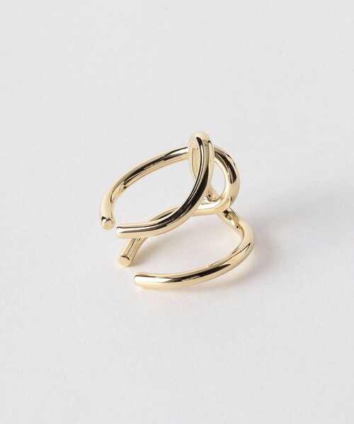 BEAUTY&YOUTH UNITED ARROWS(ビューティーアンドユースユナイテッドアローズ)の「BY ビッグヒネリクロスリング(リング・レディース・シルバー/ゴールド・FREE)」の10枚目の写真