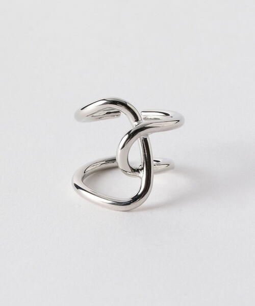BEAUTY&YOUTH UNITED ARROWS(ビューティーアンドユースユナイテッドアローズ)の「BY ビッグヒネリクロスリング(リング・レディース・シルバー/ゴールド・FREE)」の9枚目の写真