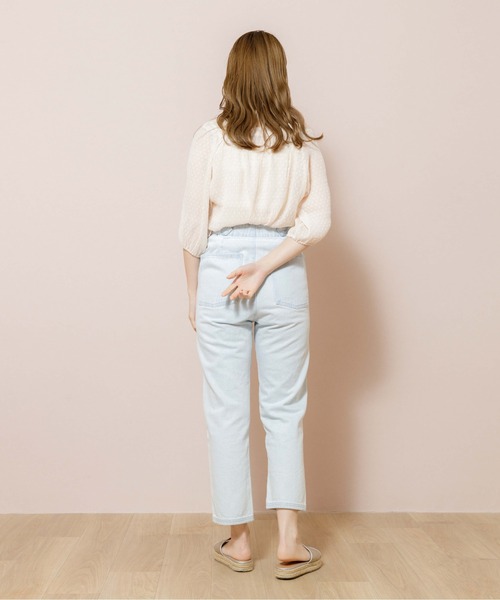 flower（フラワー）の「クリアネスドットブラウス（シャツ/ブラウス・レディース・アイボリー/ブルー・FREE）」の17枚目の写真