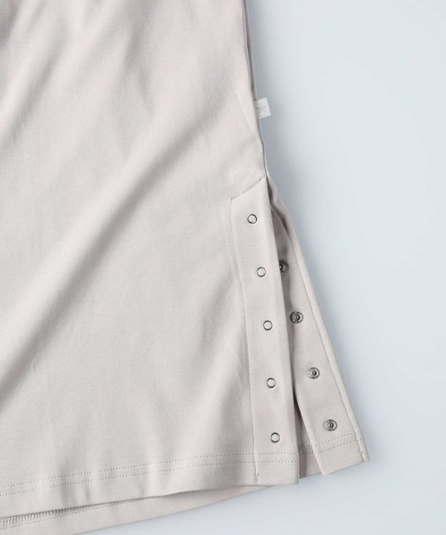 CONVERSE(コンバース)の「【CONVERSE】サイドスナップボタンTシャツ(Tシャツ/カットソー・レディース・ライトグレー/ライム/ダークグレー・L/M)」の12枚目の写真