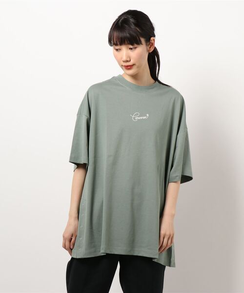CONVERSE(コンバース)の「【CONVERSE】サイドスナップボタンTシャツ(Tシャツ/カットソー・レディース・ライトグレー/ライム/ダークグレー・L/M)」の14枚目の写真