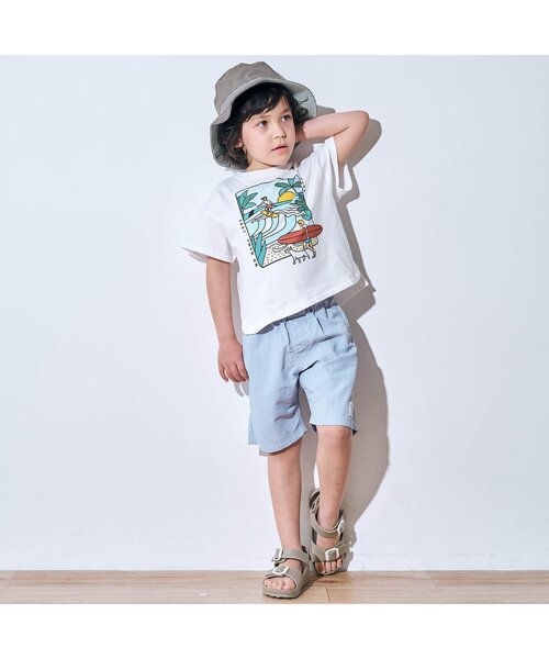 apres les cours（アプレレクール）の「BOY'S アウトドアハット（ハット・キッズ・ブラウン/ブルー/グレー/ベージュ・52/54/50/48）」の7枚目の写真