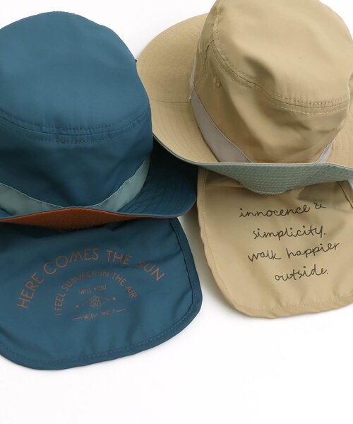 apres les cours（アプレレクール）の「BOY'S アウトドアハット（ハット・キッズ・ブラウン/ブルー/グレー/ベージュ・52/54/50/48）」の10枚目の写真