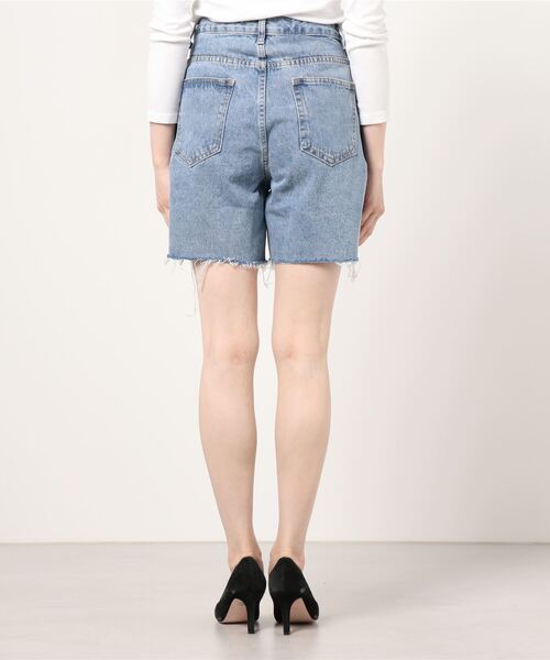 Figments（フィグメンツ）の「キュロットデニムショーパン（デニムパンツ・レディース・ブルー系その他・FREE）」の2枚目の写真