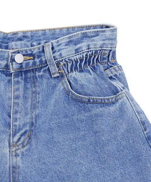 Figments（フィグメンツ）の「キュロットデニムショーパン（デニムパンツ・レディース・ブルー系その他・FREE）」の8枚目の写真