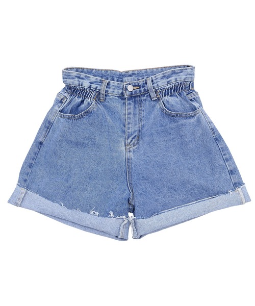 Figments（フィグメンツ）の「キュロットデニムショーパン（デニムパンツ・レディース・ブルー系その他・FREE）」の11枚目の写真