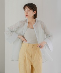 KBF | ストライプシースルーシャツ(シャツ/ブラウス)