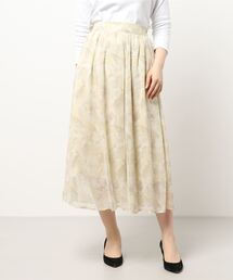 earth music&ecology | シアーマーブルギャザースカート ＊(スカート)
