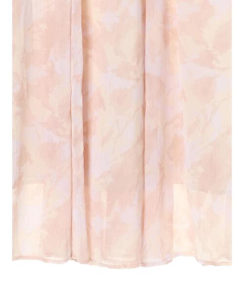 earth music&ecology（アースミュージックアンドエコロジー）の「シアーマーブルギャザースカート ＊（スカート・レディース・ライトグリーン/ブルー/ピンク・FREE）」の12枚目の写真