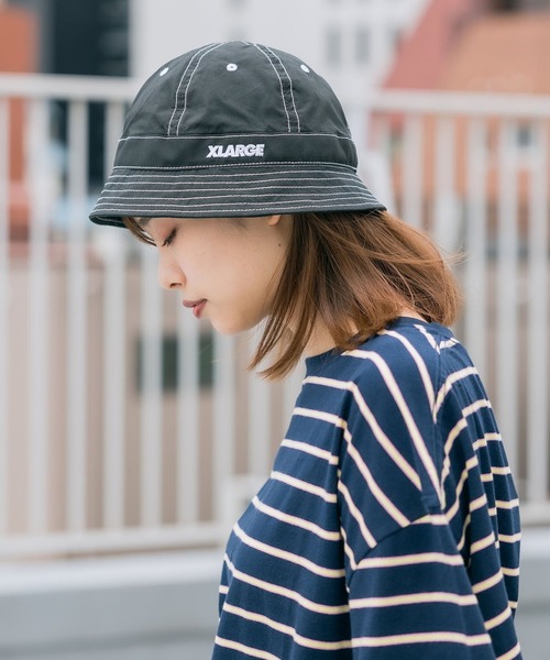 XLARGE（エクストララージ）の「XLARGE/エクストララージ BALL HAT バケットハット（ハット・メンズ・ブラック/ホワイト・FREE）」の16枚目の写真