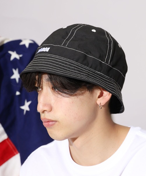 XLARGE（エクストララージ）の「XLARGE/エクストララージ BALL HAT バケットハット（ハット・メンズ・ブラック/ホワイト・FREE）」の19枚目の写真