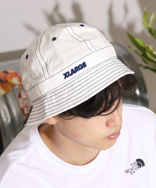 XLARGE（エクストララージ）の「XLARGE/エクストララージ BALL HAT バケットハット（ハット・メンズ・ブラック/ホワイト・FREE）」の14枚目の写真