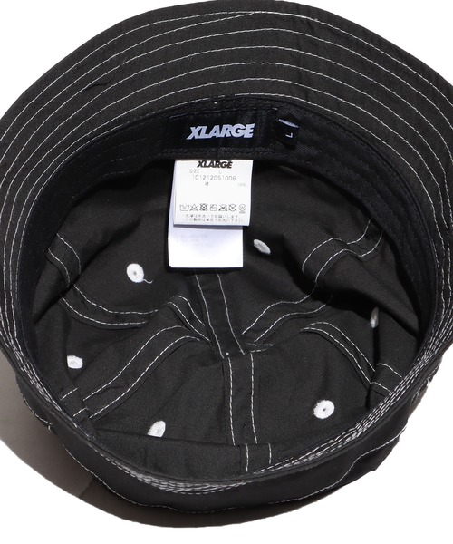 XLARGE（エクストララージ）の「XLARGE/エクストララージ BALL HAT バケットハット（ハット・メンズ・ブラック/ホワイト・FREE）」の7枚目の写真