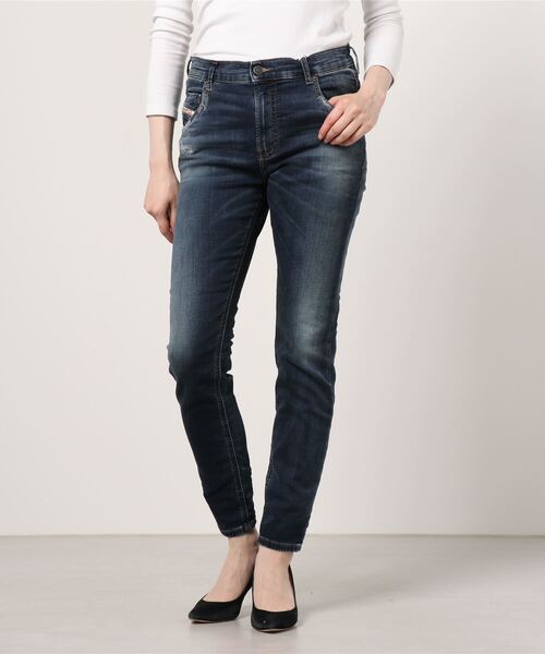 DIESEL（ディーゼル）の「DIESEL FW21 デニム レディース ジョグジーンズ ボーイフレンド ブルーデニム（デニムパンツ・レディース・インディゴブルー・23inch/25inch/29inch/27inch）」の5枚目の写真