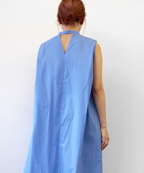 Birthday room（バースデイルーム）の「50ブロードタックノースリーブワンピース（ワンピース・レディース・ホワイト/ライトブルー/ブラック/グリーン・FREE）」の20枚目の写真