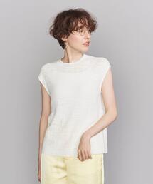 BEAUTY&YOUTH UNITED ARROWS | BY スラブクルーネック ノースリーブニット -ウォッシャブル-(ニット/セーター)