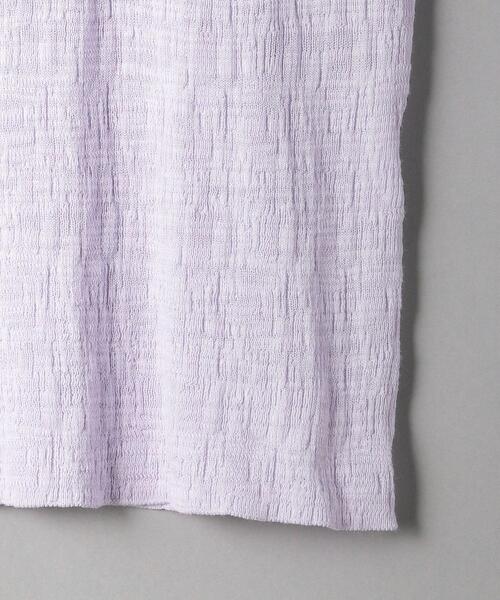 BEAUTY&YOUTH UNITED ARROWS（ビューティーアンドユースユナイテッドアローズ）の「BY スラブクルーネック ノースリーブニット -ウォッシャブル-◆（ニット/セーター・レディース・ホワイト/ブラック/ライラック・FREE）」の15枚目の写真