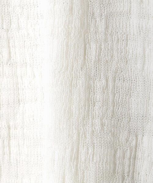 BEAUTY&YOUTH UNITED ARROWS（ビューティーアンドユースユナイテッドアローズ）の「BY スラブクルーネック ノースリーブニット -ウォッシャブル-◆（ニット/セーター・レディース・ホワイト/ブラック/ライラック・FREE）」の18枚目の写真