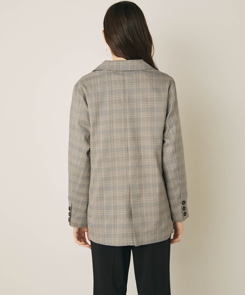 PURIL（ピュリル）の「【PURIL】ダブルブレストテーラードジャケット（テーラードジャケット・レディース・ブラック/グレー系その他/ブラウン系その他・S/M）」の6枚目の写真