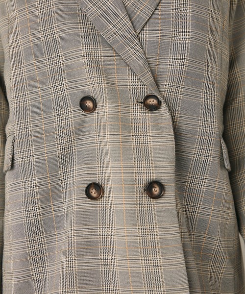 PURIL（ピュリル）の「【PURIL】ダブルブレストテーラードジャケット（テーラードジャケット・レディース・ブラック/グレー系その他/ブラウン系その他・S/M）」の10枚目の写真