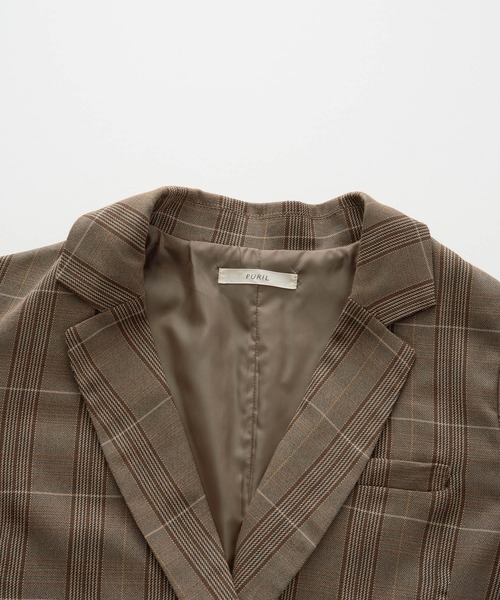 PURIL（ピュリル）の「【PURIL】ダブルブレストテーラードジャケット（テーラードジャケット・レディース・ブラック/グレー系その他/ブラウン系その他・S/M）」の12枚目の写真