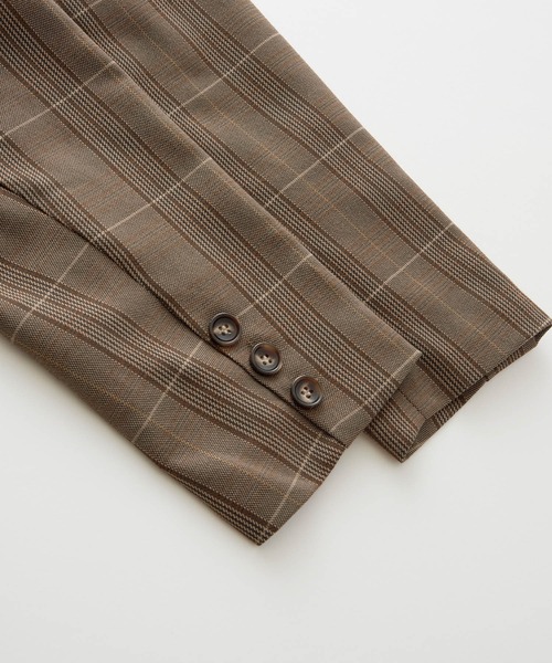 PURIL（ピュリル）の「【PURIL】ダブルブレストテーラードジャケット（テーラードジャケット・レディース・ブラック/グレー系その他/ブラウン系その他・S/M）」の17枚目の写真