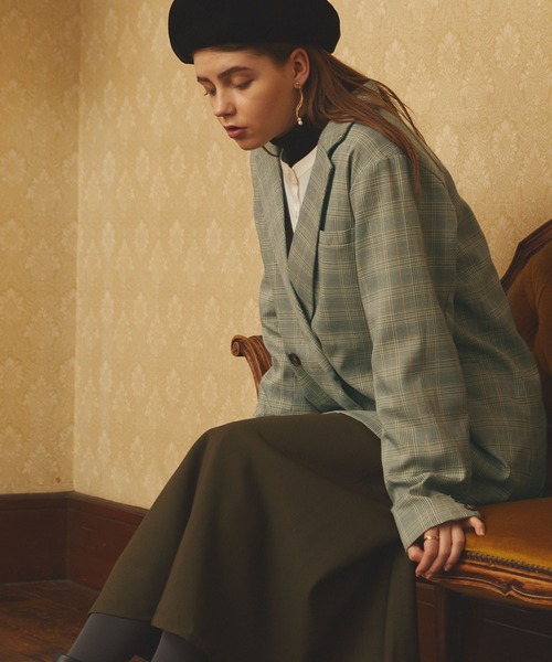 PURIL（ピュリル）の「【PURIL】ダブルブレストテーラードジャケット（テーラードジャケット・レディース・ブラック/グレー系その他/ブラウン系その他・S/M）」の22枚目の写真